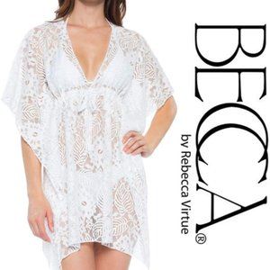Becca by Rebecca Virtue Coverup Poetic Lace Tunic Swimsuit Coverup Size XS/S